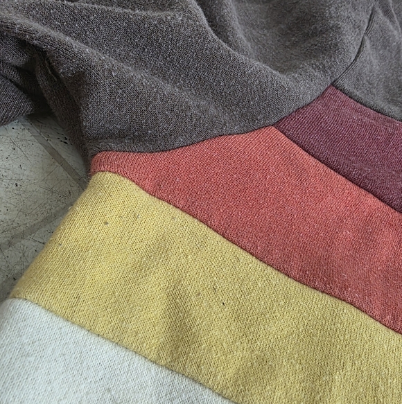 Marine layer corbet sunset striped jordan crew Neck Sweatahirt - Picture 6 of 9